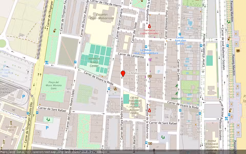 Mapa de Subasta Inmueble (Vivienda) en Valencia, Valencia/València
