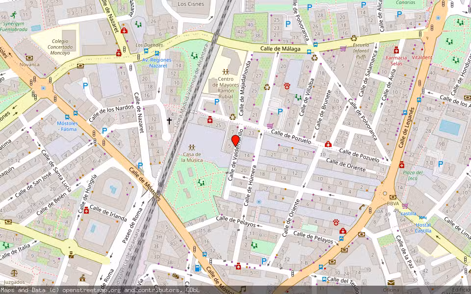 Mapa de Subasta Inmueble (Vivienda) en Fuenlabrada, Madrid