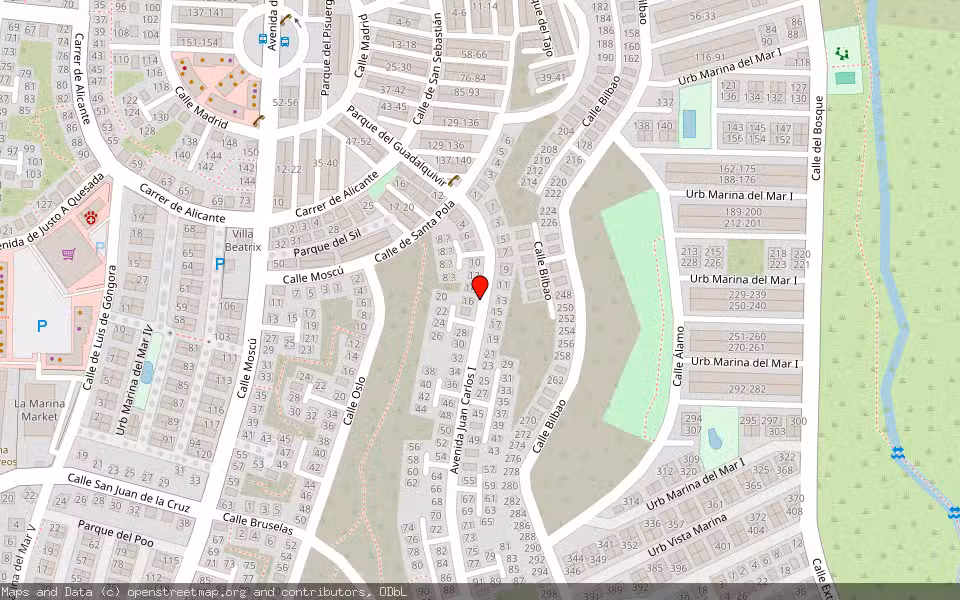 Mapa de Subasta Inmueble (Vivienda) en San Juan De Alicante, Alicante/Alacant