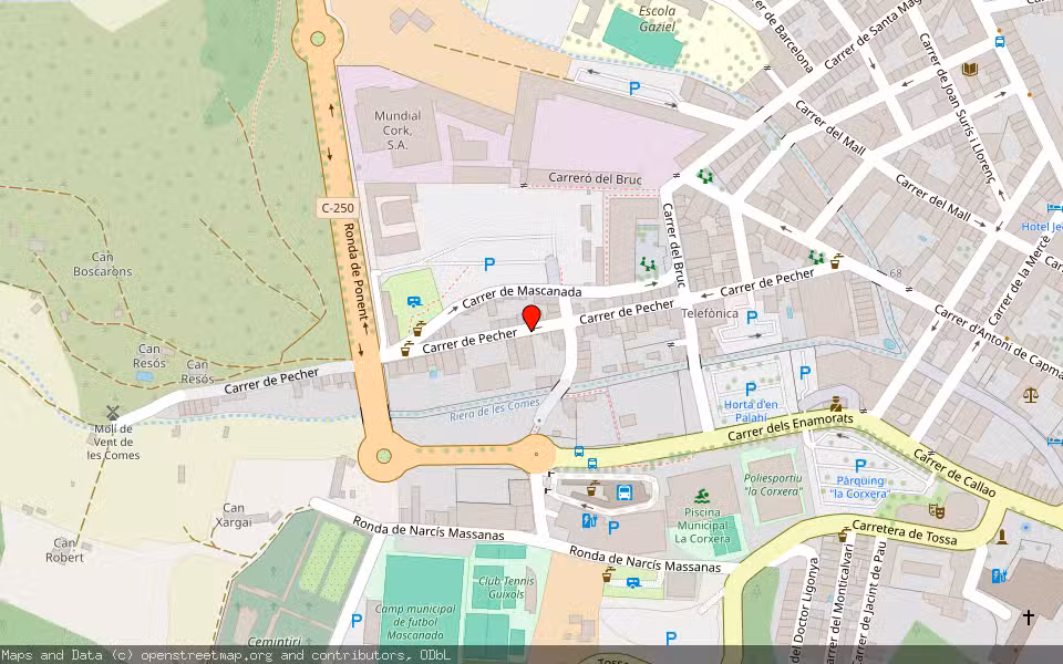 Mapa de Subasta Inmueble (Vivienda) en Sant Feliu De Guixols, Girona