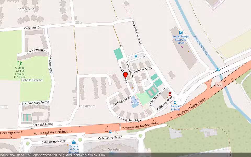 Mapa de Subasta Inmueble (Vivienda) en Estepona, Málaga