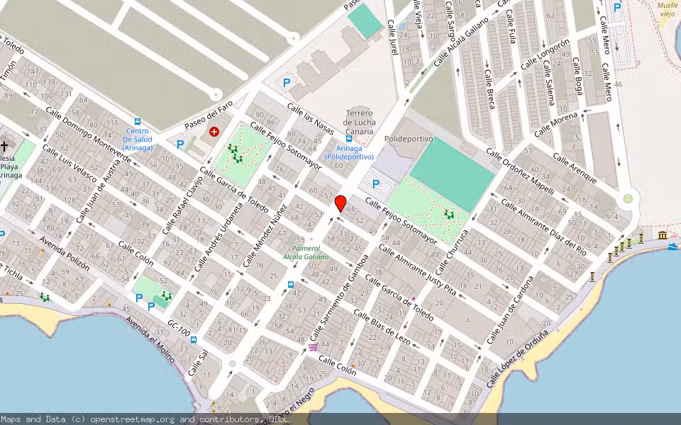 Mapa de Subasta Inmueble (Vivienda) en Aguimes, Las Palmas