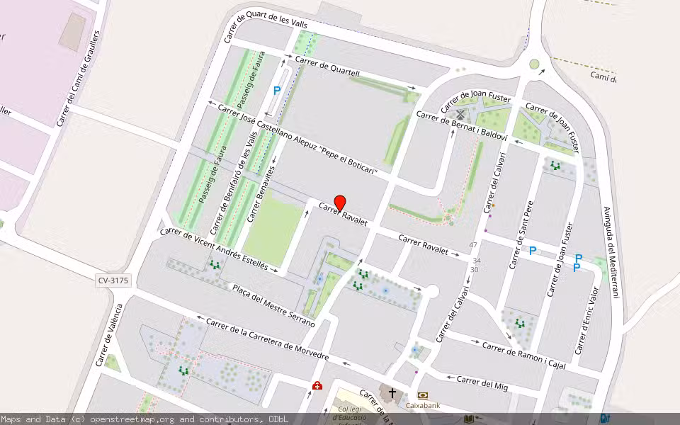 Mapa de Subasta Inmueble (Vivienda) en Canet De Berenguer, Valencia/València