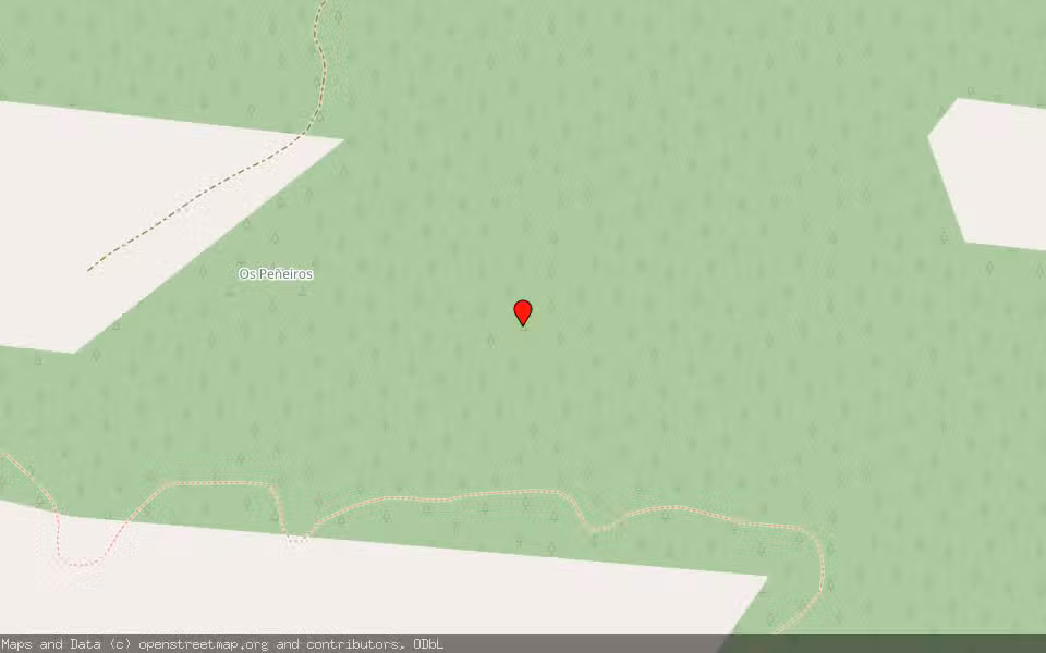 Mapa de Subasta Inmueble (Finca rústica) en Monterrei, Ourense