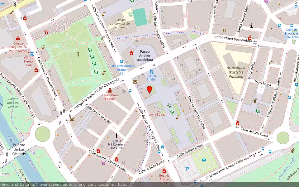 Mapa de Subasta Inmueble (Vivienda) en Pamplona, Navarra
