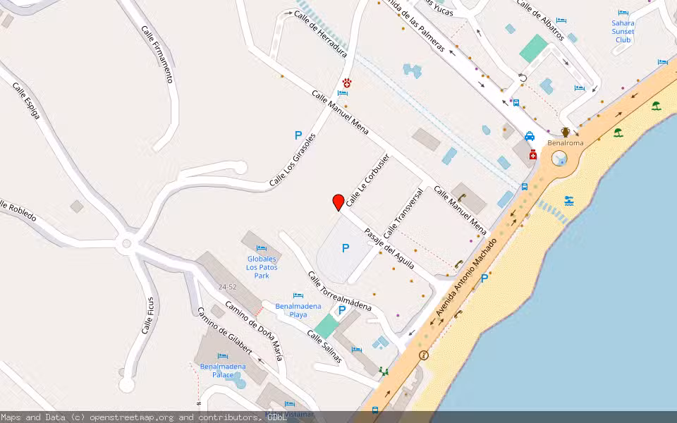 Mapa de Subasta Inmueble (Local comercial) en Benalmadena, Málaga