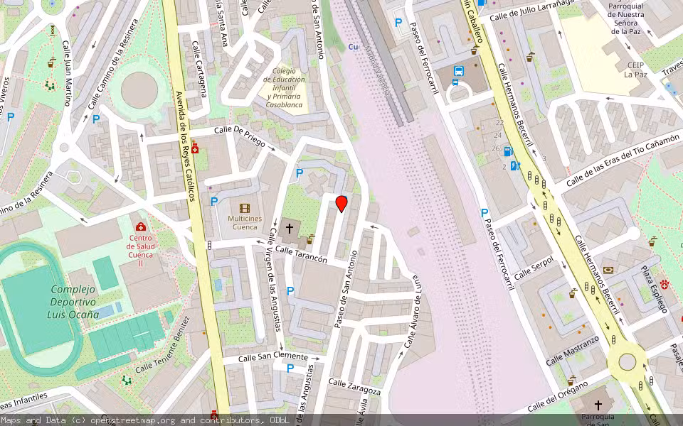 Mapa de Subasta Inmueble (Vivienda) en Cuenca