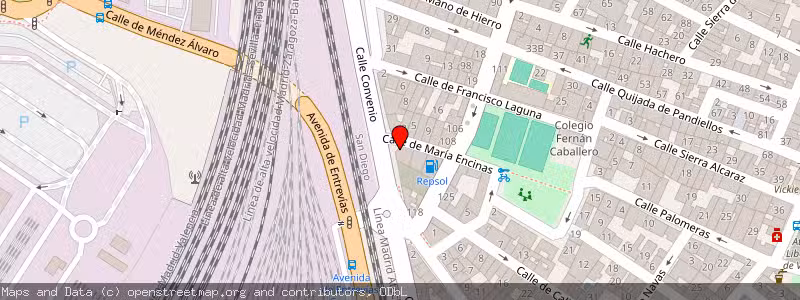 Mapa de Subasta de Inmueble (Vivienda) en Madrid, Madrid 