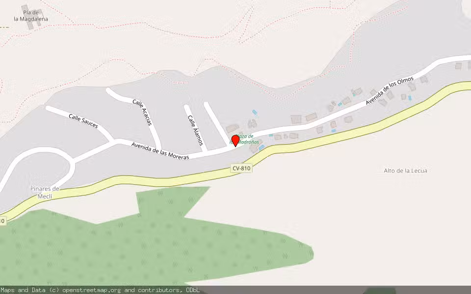 Mapa de Subasta Inmueble (Otros) en Tibi, Alicante/Alacant