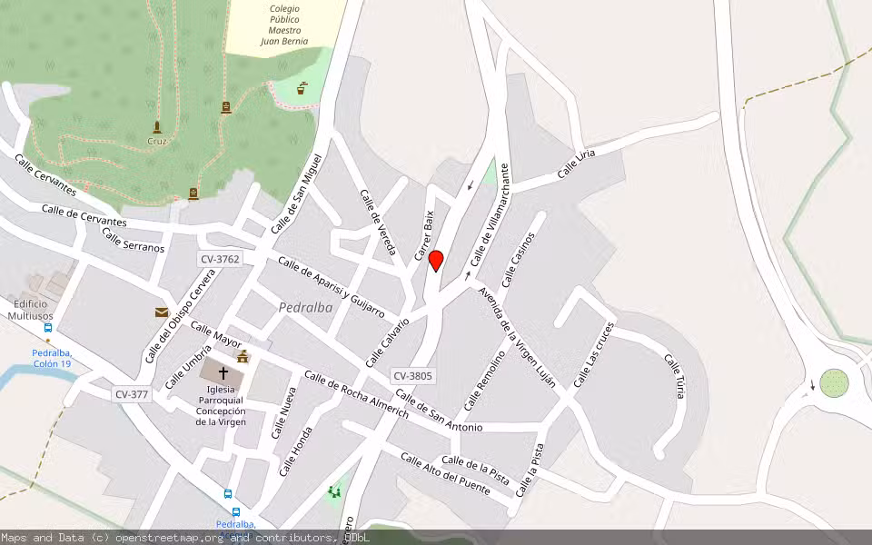 Mapa de Subasta Inmueble (Vivienda) en Vilamarchante, Valencia/València