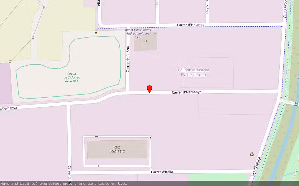 Mapa de Subasta Inmueble (Nave industrial) en Les Franqueses Del Vallès, Barcelona