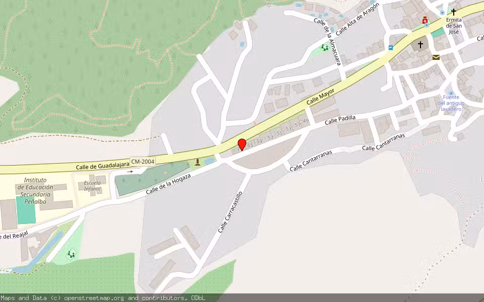 Mapa de Subasta Inmueble (Vivienda) en Chiloeches, Guadalajara