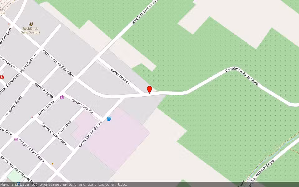 Mapa de Subasta Inmueble (Otros) en Torres De Segre, Lleida