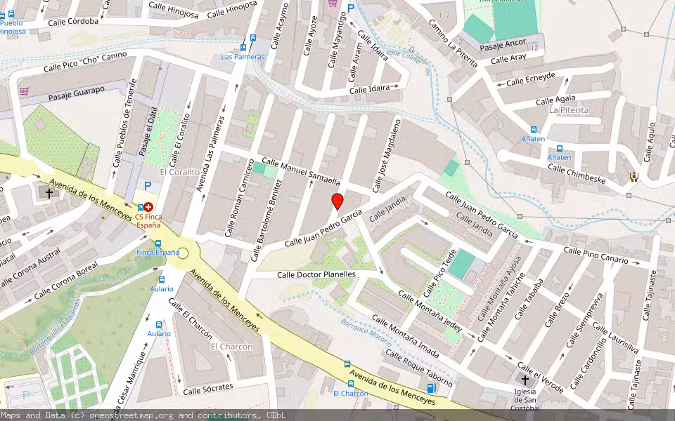 Mapa de Subasta Inmueble (Garaje) en San Cristóbal De La Laguna, Santa Cruz de Tenerife