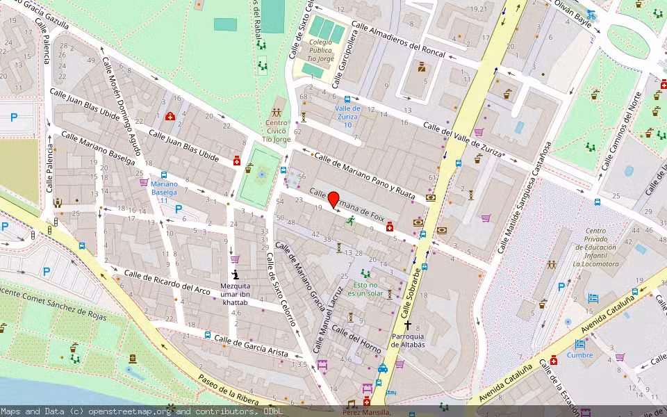 Mapa de Subasta Inmueble (Vivienda) en Zaragoza