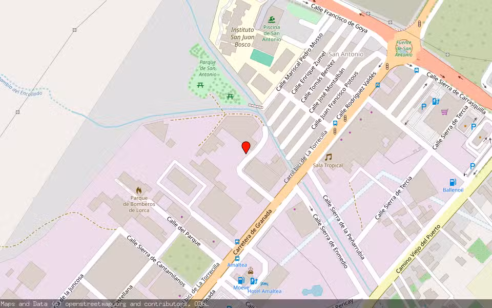 Mapa de Subasta Inmueble (Vivienda) en Lorca, Murcia