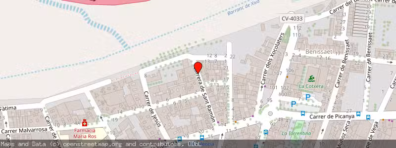 Mapa de Subasta de Inmueble (Vivienda) en Torrent, Valencia 