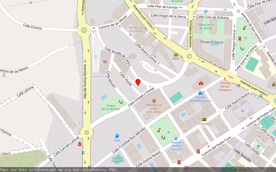 Mapa de Subasta Inmueble (Otros) en Estepona, Málaga