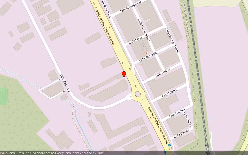 Mapa de Subasta Inmueble (Nave industrial) en Jerez De La Frontera, Cádiz