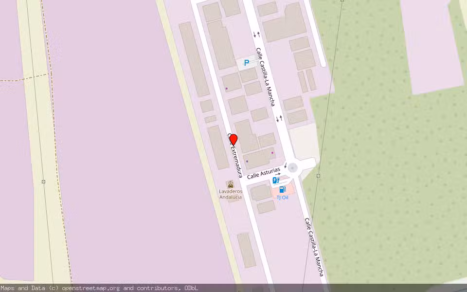 Mapa de Subasta Inmueble (Nave industrial) en Salteras, Sevilla