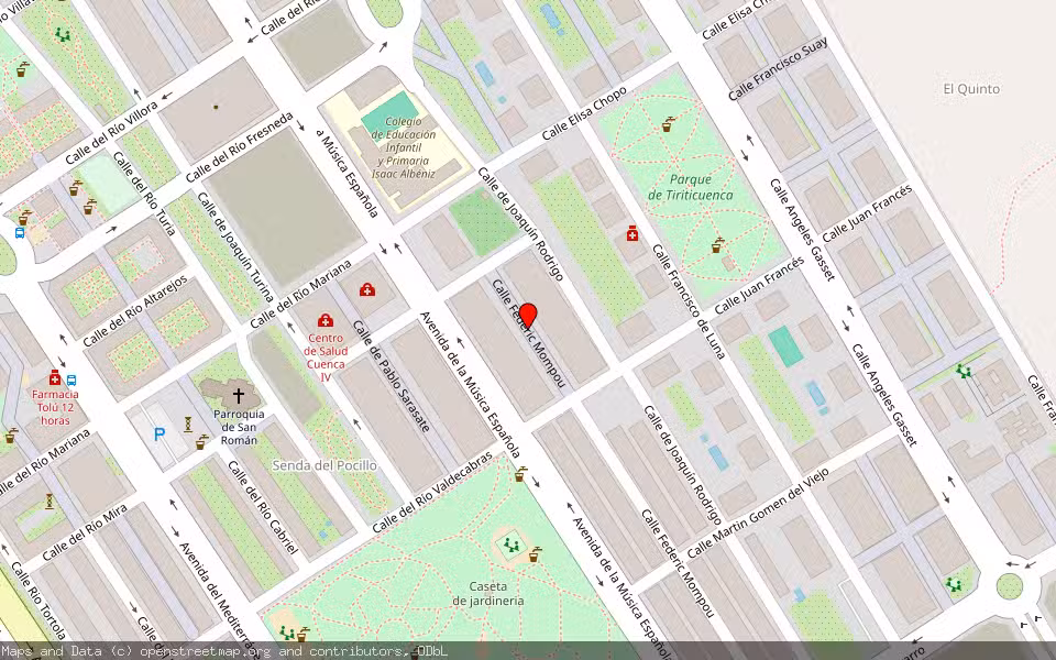 Mapa de Subasta Inmueble (Vivienda) en Cuenca