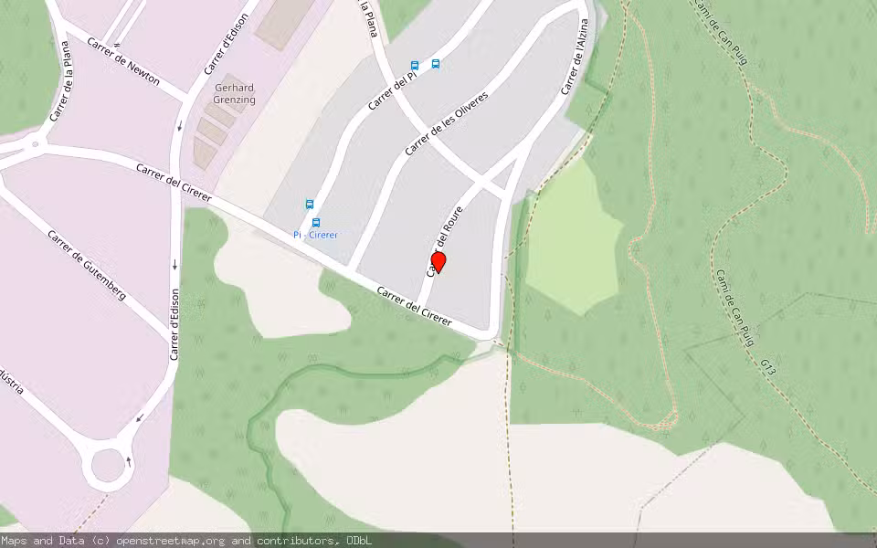 Mapa de Subasta Inmueble (Vivienda) en El Papiol, Barcelona