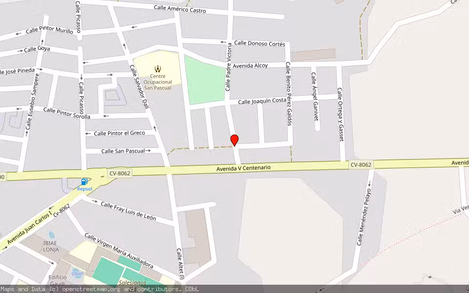 Mapa de Subasta Inmueble (Vivienda) en Ibi, Alicante/Alacant