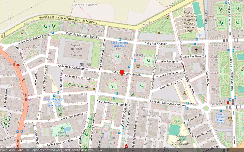 Mapa de Subasta Inmueble (Local comercial) en Salamanca