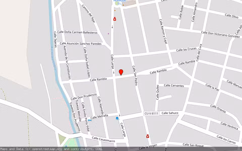 Mapa de Subasta Inmueble (Vivienda) en Quintanar Del Rey, Cuenca