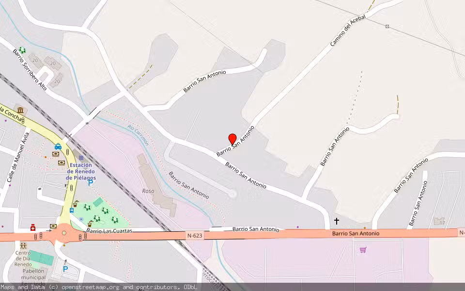 Mapa de Subasta Inmueble (Garaje) en Renedo De Pielagos, Cantabria