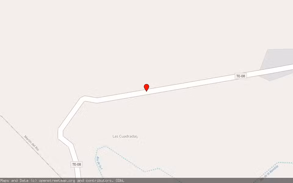 Mapa de Subasta Inmueble (Finca rústica) en Paraje La Rambla De Martin - Municipio Martin Del Rio, Teruel