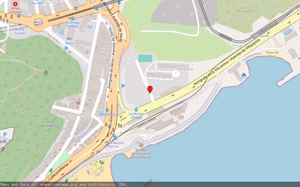 Mapa de Subasta Inmueble (Otros) en Alacant-alicante, Alicante/Alacant