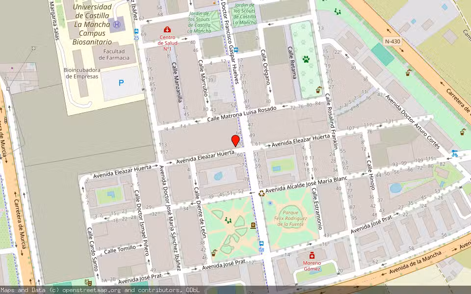 Mapa de Subasta Inmueble (Vivienda) en Pedreguer, Alicante/Alacant