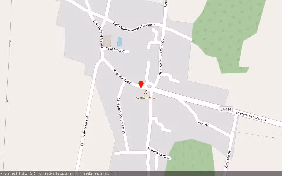 Mapa de Subasta Inmueble (Vivienda) en Santurde De Rioja, La Rioja