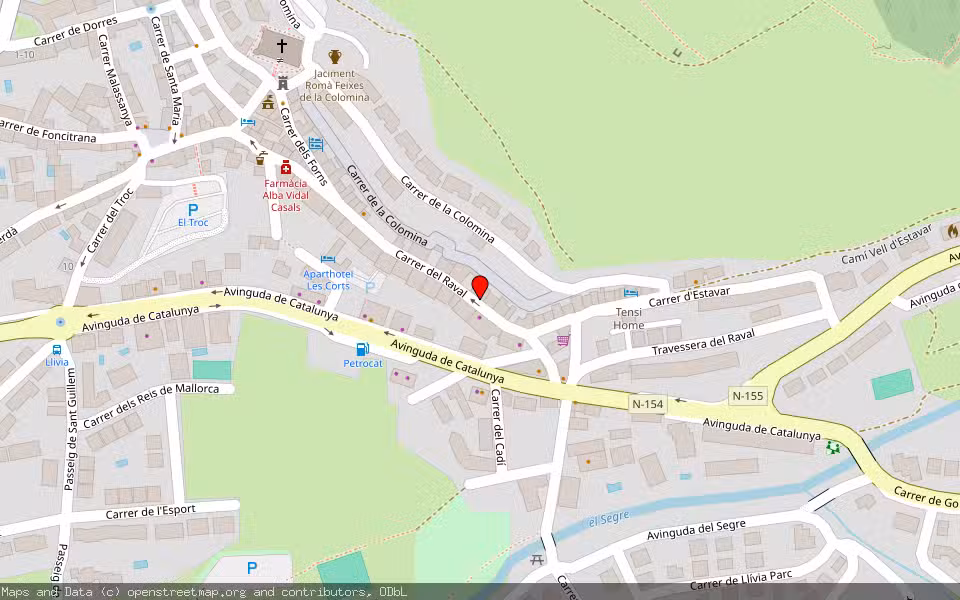 Mapa de Subasta Inmueble (Vivienda) en Llivia, Girona
