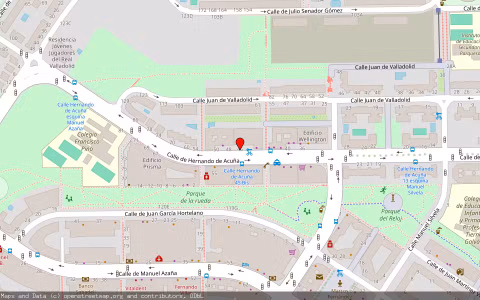 Mapa de Subasta Inmueble (Vivienda) en Valladolid