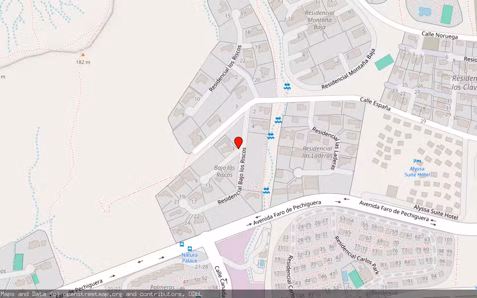Mapa de Subasta Inmueble (Vivienda) en Playa Blanca-yaiza, Las Palmas