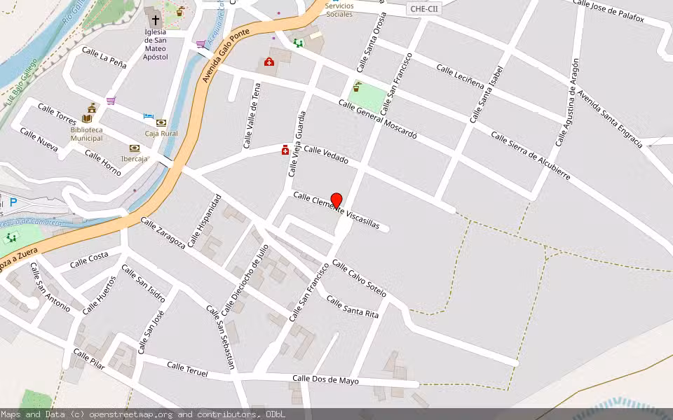 Mapa de Subasta Inmueble (Otros) en Zaragoza
