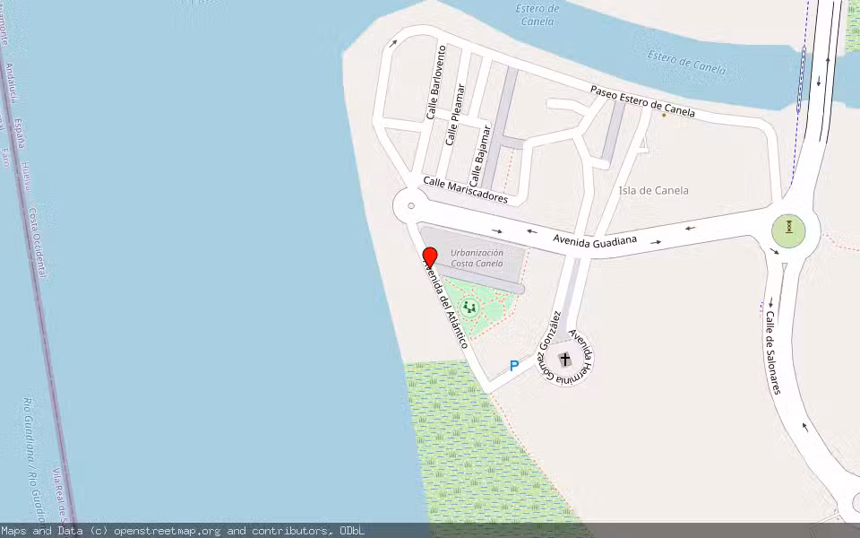 Mapa de Subasta Inmueble (Vivienda) en Ayamonte, Huelva