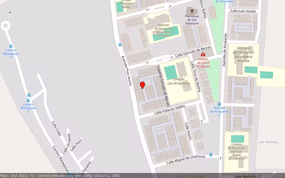 Mapa de Subasta Inmueble (Vivienda) en Linares, Jaén