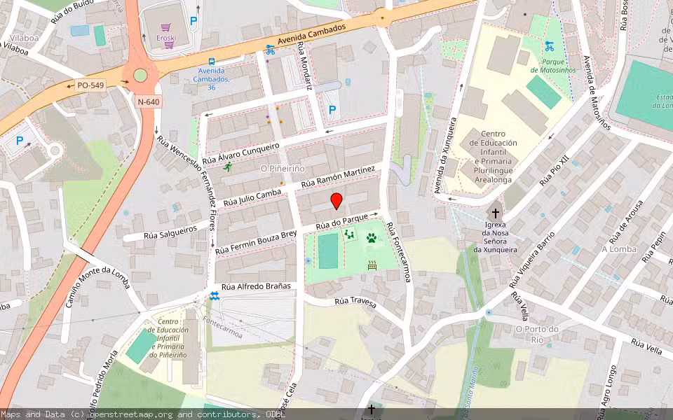 Mapa de Subasta Inmueble (Vivienda) en Vilagarcía De Arousa, Pontevedra