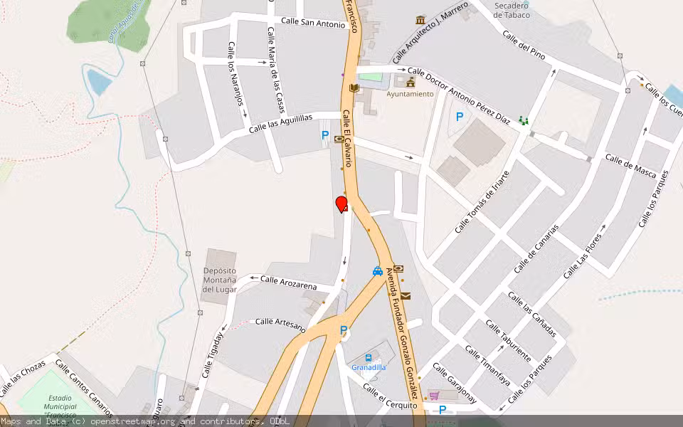 Mapa de Subasta Inmueble (Garaje) en Granadilla De Abona, Santa Cruz de Tenerife