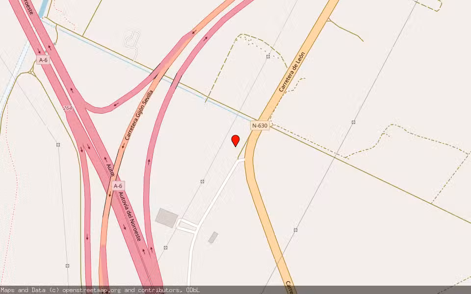 Mapa de Subasta Inmueble (Finca rústica) en Benavente, Zamora