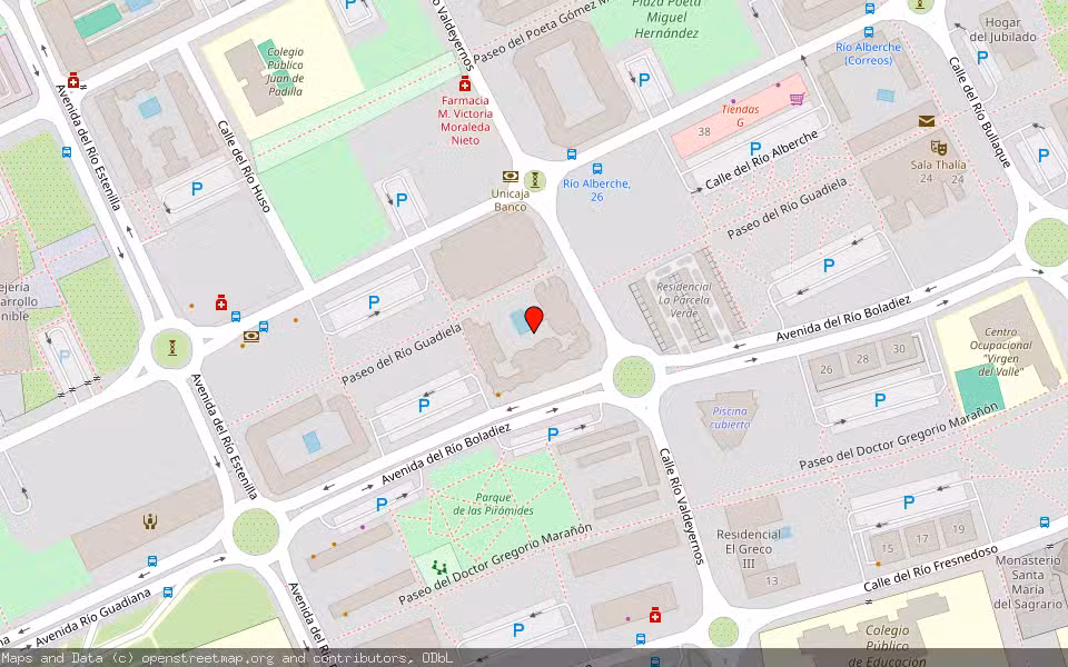 Mapa de Subasta Inmueble (Vivienda) en Toledo
