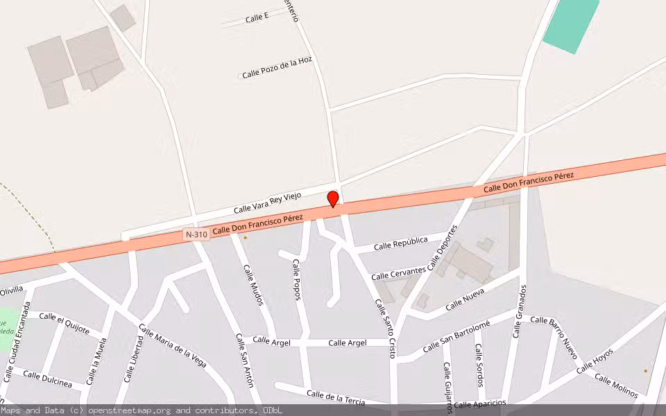 Mapa de Subasta Inmueble (Finca rústica) en Sisante, Cuenca