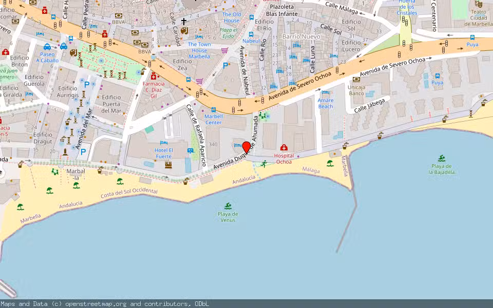 Mapa de Subasta Inmueble (Local comercial) en Marbella, Málaga