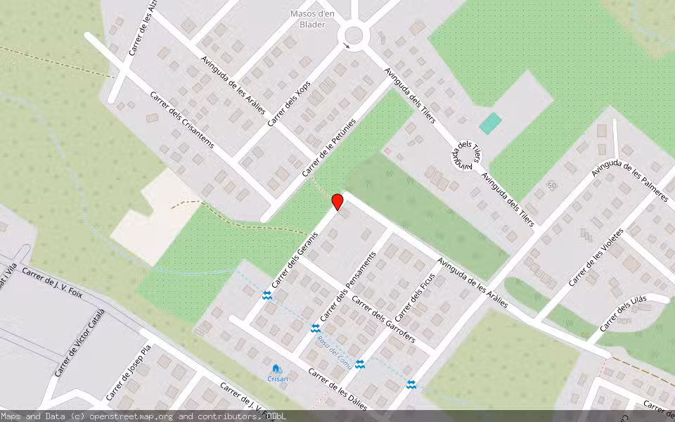 Mapa de Subasta Inmueble (Solar) en Mont-roig, Tarragona