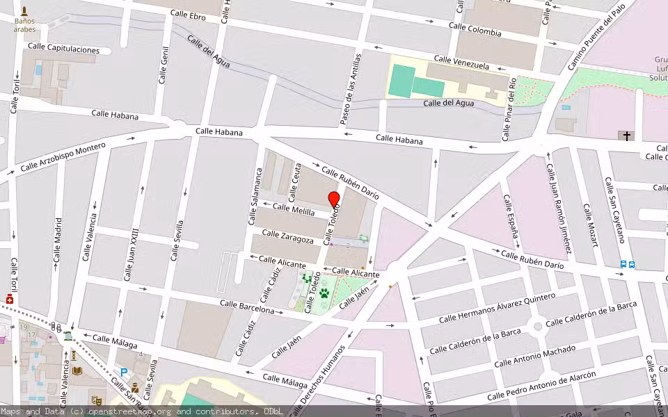 Mapa de Subasta Inmueble (Local comercial) en Churriana De La Vega, Granada