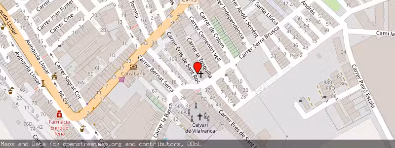 Mapa de Subasta de Inmueble (Solar) en Linares, Castellón 