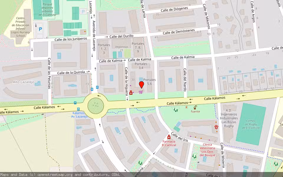 Mapa de Subasta Inmueble (Vivienda) en Las Rozas, Madrid